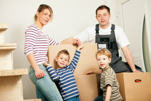 Strong cardboard cartons and wrapping materials for a local move