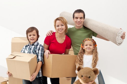 Moving day support for flat removals in Brixton with stair access