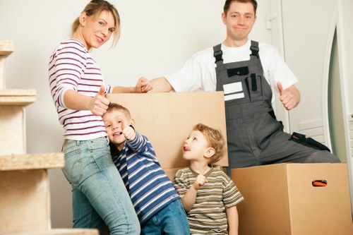 Commercial delivery and collection service by van in Brixton